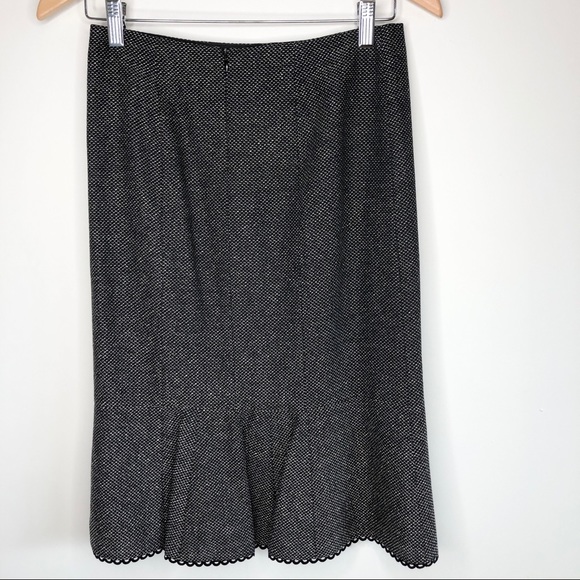 Nanette Lepore Black Tweed Jacket Skirt Suit Set size 2 - Picture 12 of 16